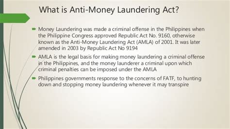 amla in the philippines|Anti Money Laundering Act in the Philippines (5 Tips to Comply).